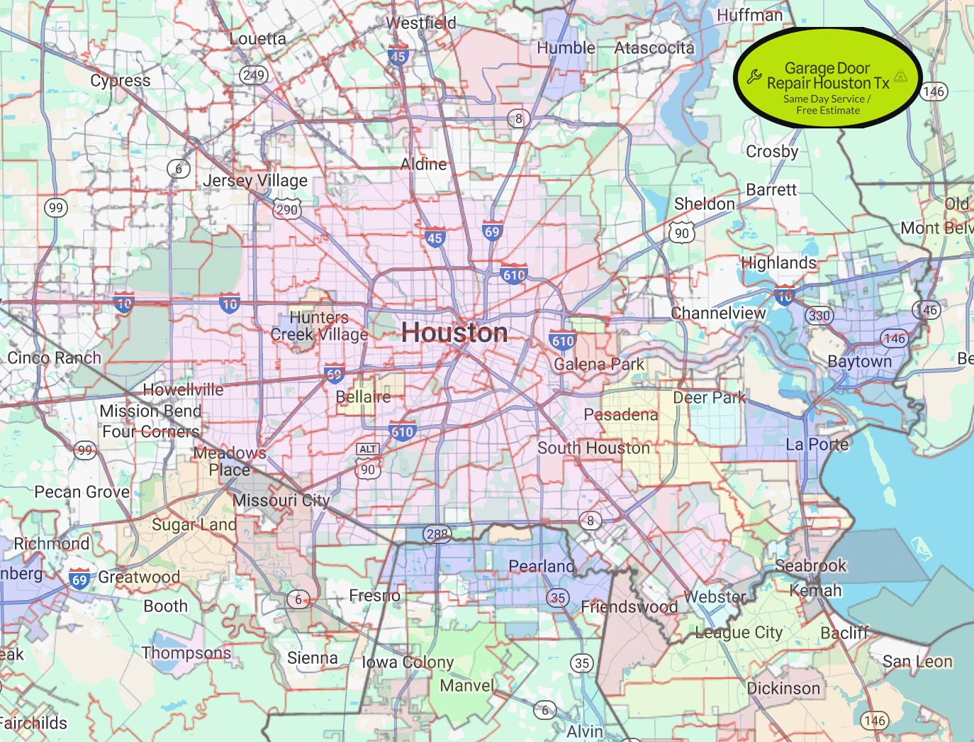 Houston-Texas-Metro-Map
